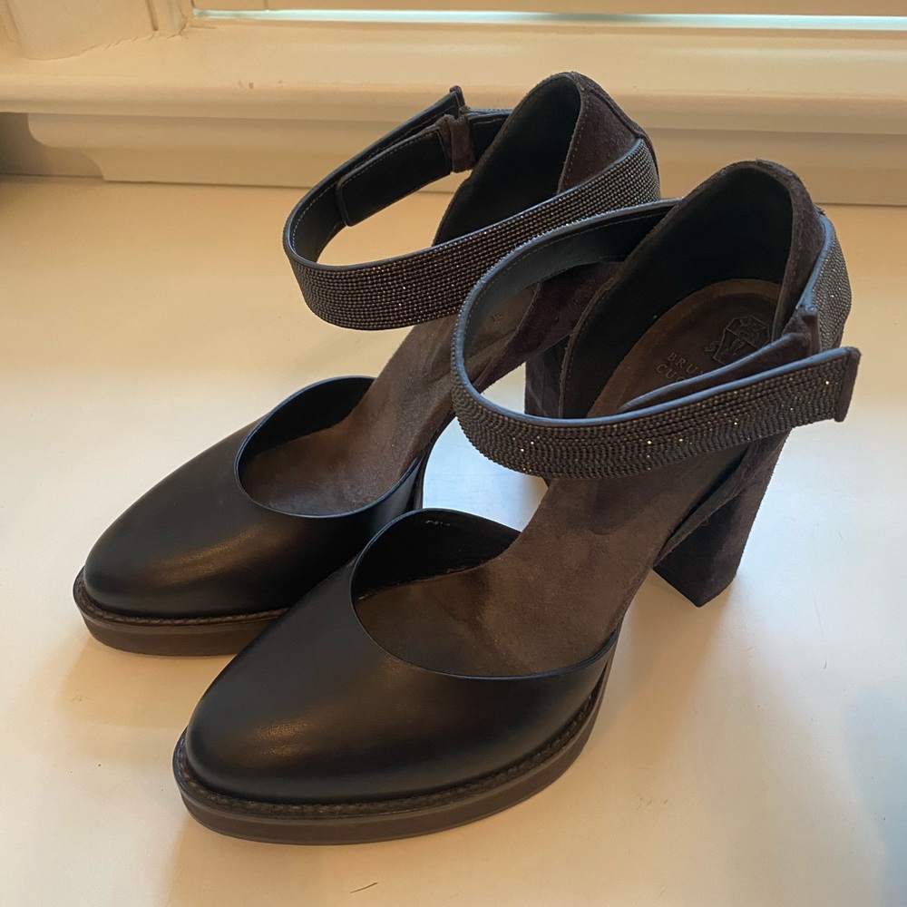 Brunello Cucinelli Monili Mary Jane